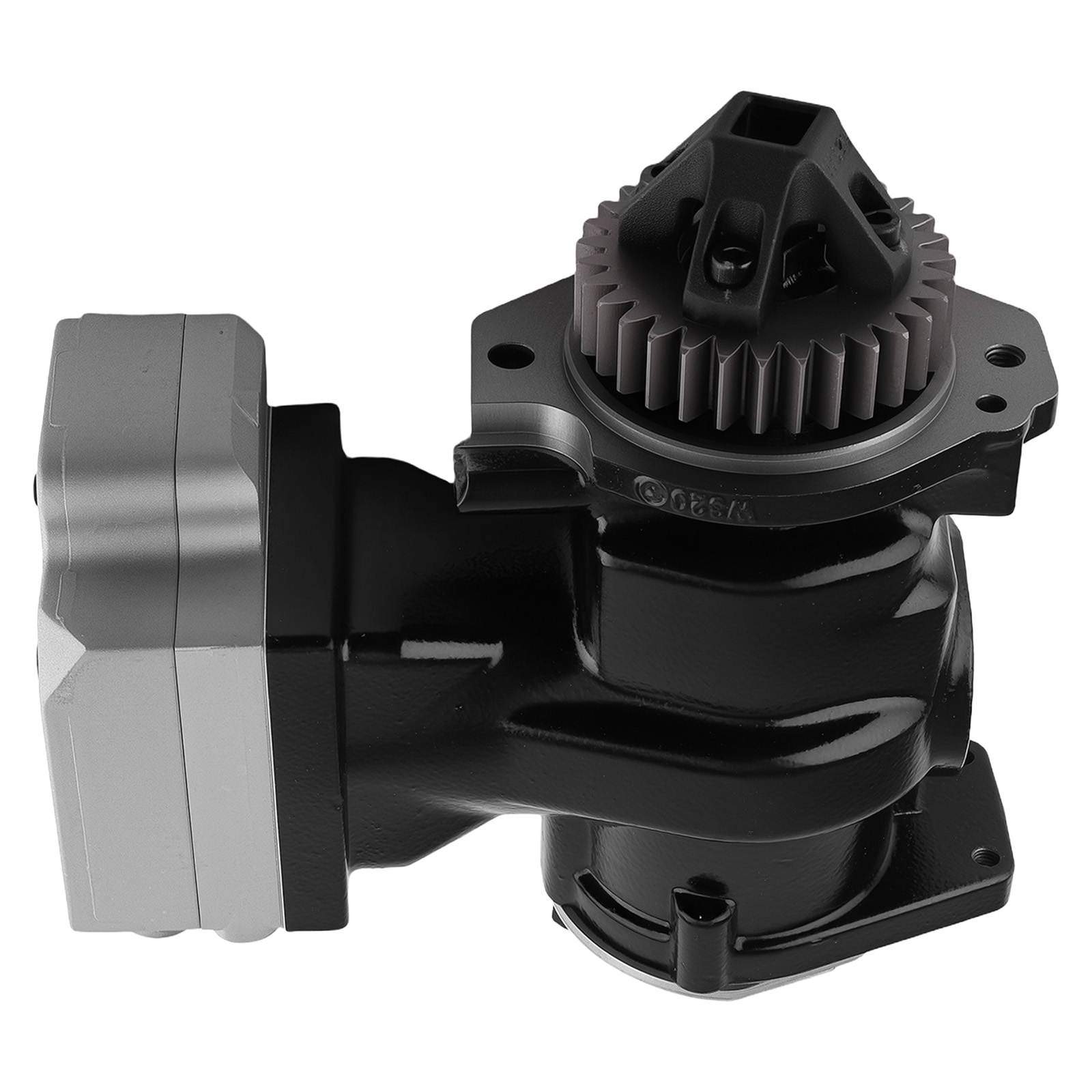 Air Brake Compressor compatible for Cummins ISX 2010-UP 3687343 3690864RX Black New