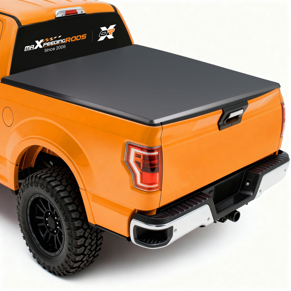 5.8ft Roll-Up Truck Bed Tonneau Cover compatible for Chevy Silverado GMC 2004-2007 Soft