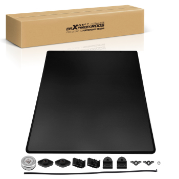 5ft Bed Cover compatible for GMC Canyon 2004-2012 Tri-Fold Quick Assembly Vinyl