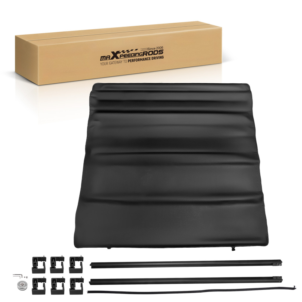 5.5ft Roll-Up Tonneau Cover compatible for Dodge Dakota Fleetside 2000 01 02 03 04 W/ Lamp