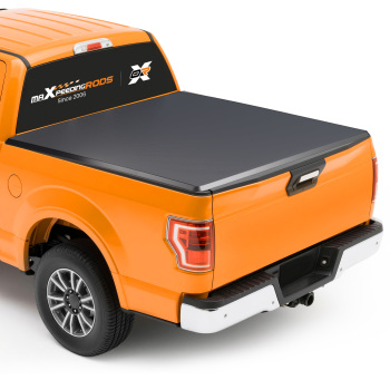 5.7ft Bed Cover compatible for Ram 1500 2019-2025 New Body Crew Cab Soft Tri-Fold Vinyl