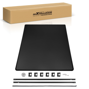 6.5ft Bed Cover compatible for Ford F-150 1997-2004 Roll-Up Tonneau SoftWith LED Lamp