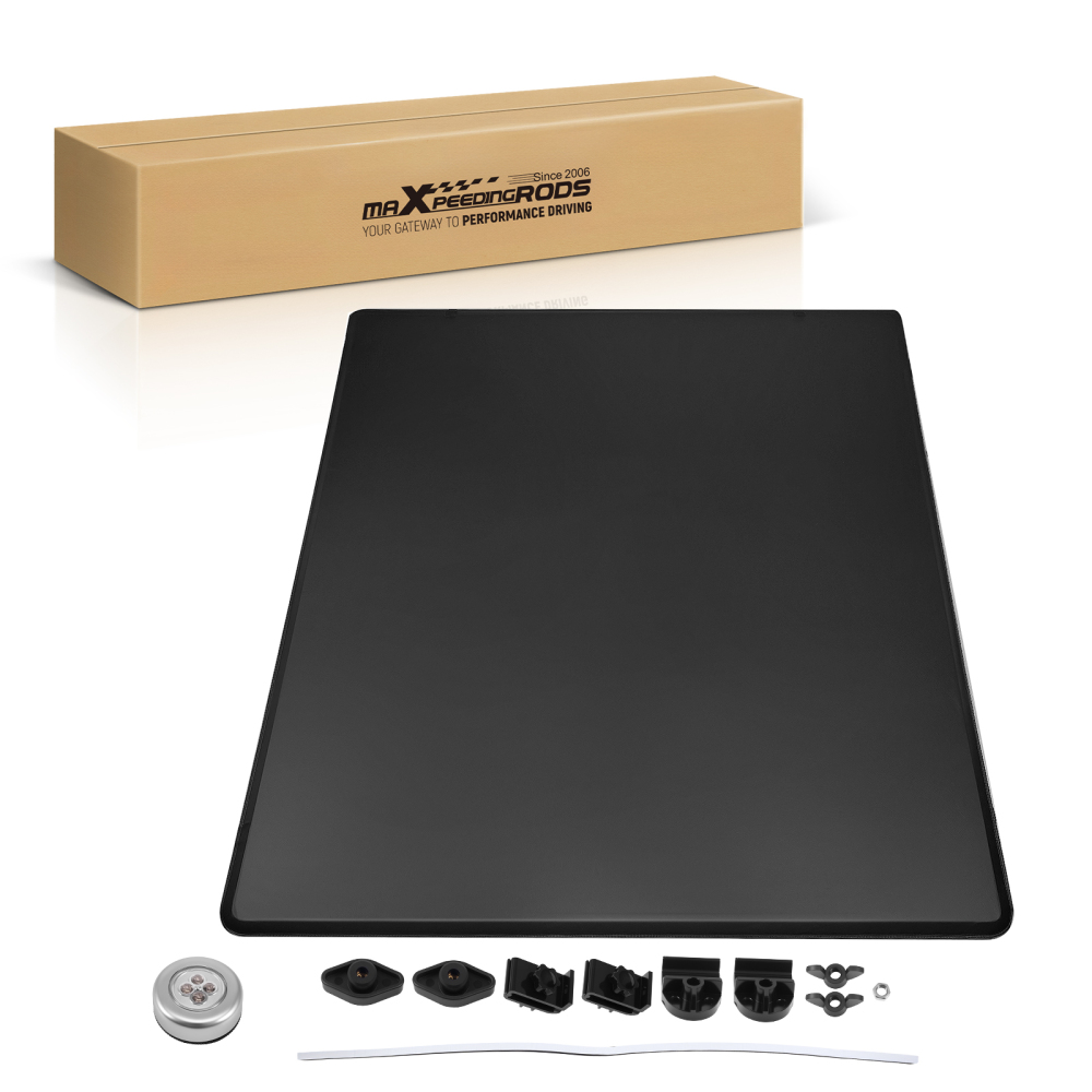 3-Fold Bed Tonneau Cover Soft compatible for Ford F-150 Super Crew 5.5ft 2015-2025