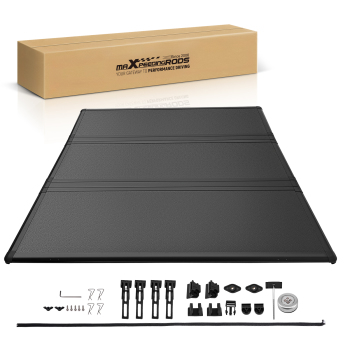 4.6 Feet Hard Tonneau Cover Tri-Fold compatible for Ford Maverick 2022-25 FRP PP honeycomb