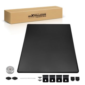 5 Feet Soft Tri-Fold Tonneau Cover compatible for Honda Ridgeline 2017-2024 Black