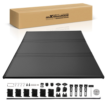 FRP 3-Fold Hard Truck Bed Tonneau Cover compatible for Nissan Frontier 2005-2025 6.1ft