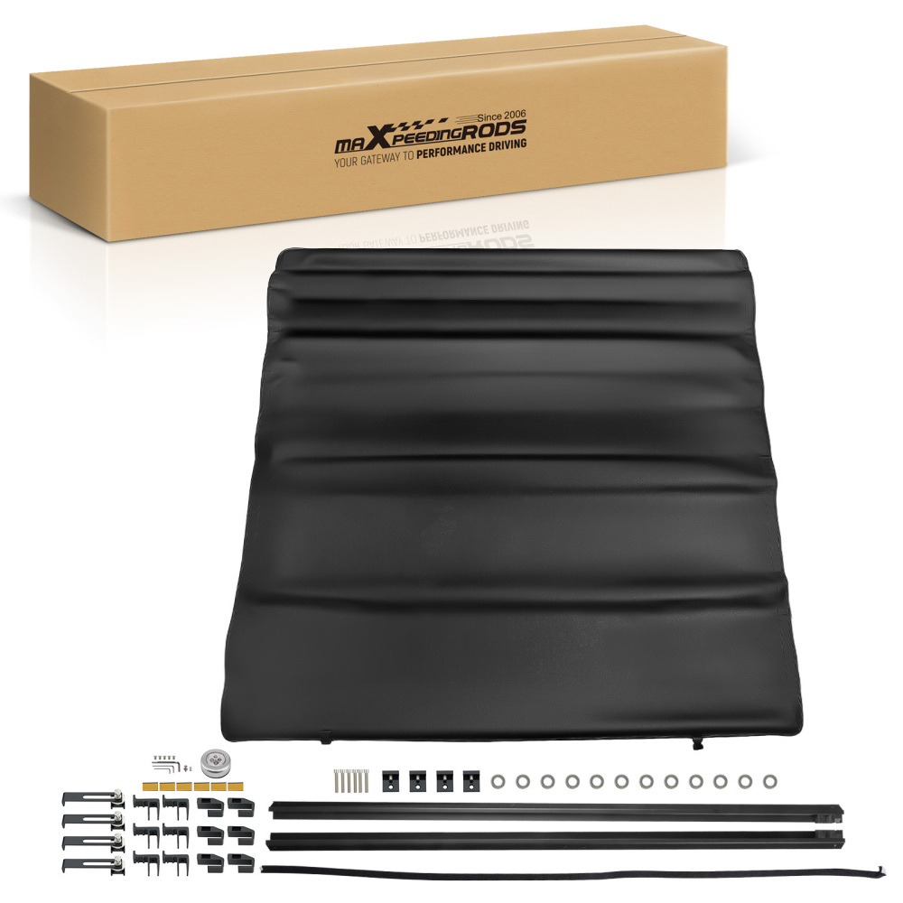 6ft Long Bed Roll-Up Cover compatible for Nissan Frontier King Cab 2005-2025 Vinyl