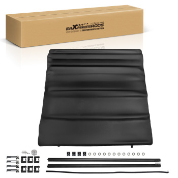 Bed Soft Roll Up Tonneau Cover 6.7ft compatible for Nissan Titan 16-2024 W/LED Lamp