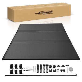 5ft Hard Tri-Fold Tonneau Cover compatible for Nissan Frontier 2005-2025 FRP+PP honeycomb