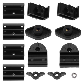 6ft Bed Tonneau Cover Tri-Fold compatible for Toyota Tacoma 2005-2015 Soft Black LED Light