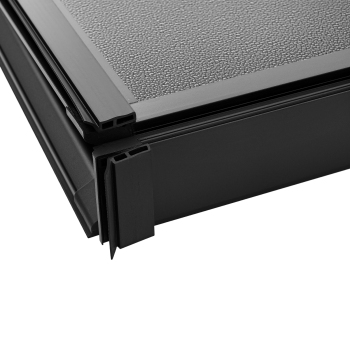 6.2 3-Fold Bed Cover Hard compatible for Toyota Tacoma 1995-2004 FRP+PP Durable Waterproof