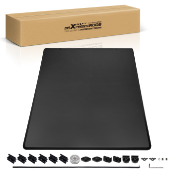 4-Fold Truck Bed Tonneau Cover compatible for Toyota Tundra Crew Max 5.5ft 2007-2021