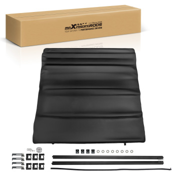 5.5ft Vinyl Tonneau Cover compatible for Toyota Tundra Crew Max 07-2021 Roll-Up W/ Lamp