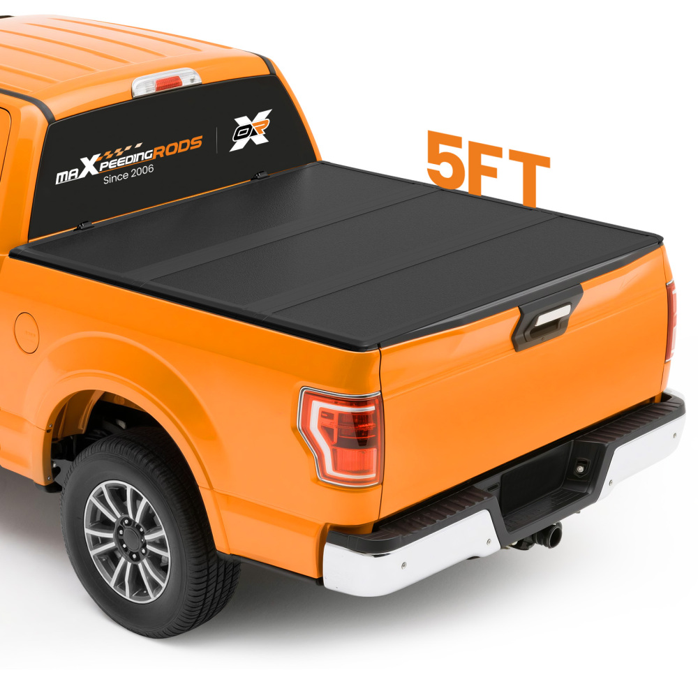 5ft Tri-Fold Hard Tonneau Cover compatible for Toyota Tacoma 2016-2025 Weather Proof