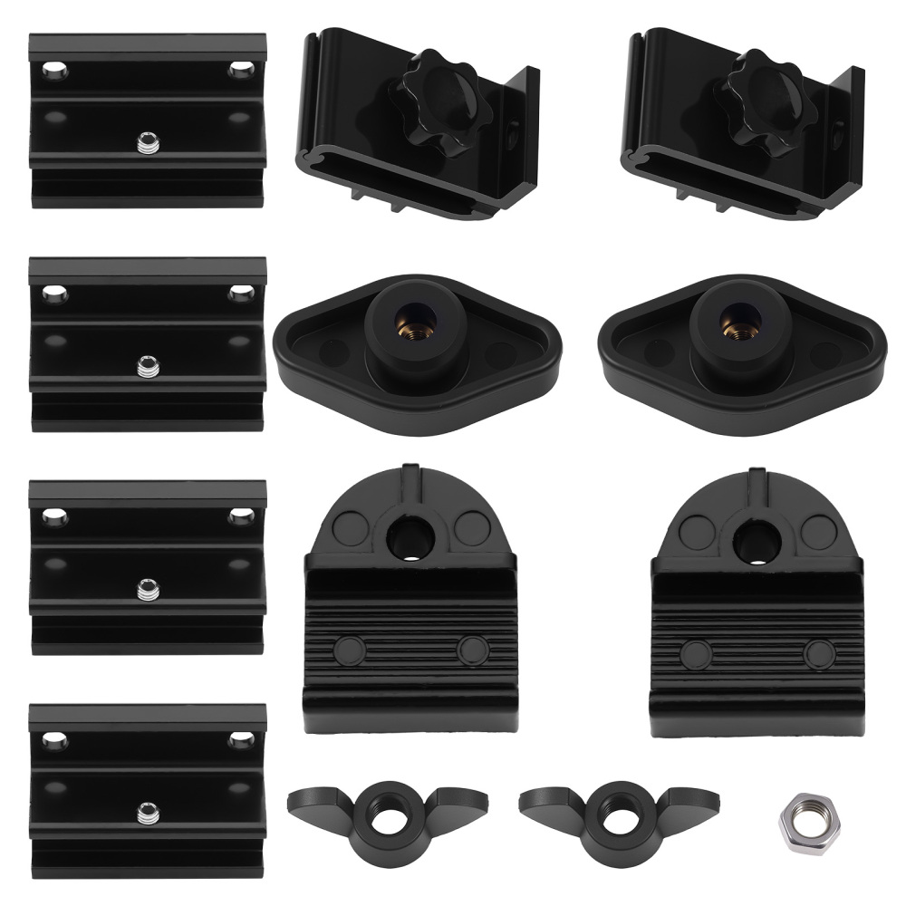 Tri-Fold Tonneau Cover compatible for Toyota Tundra 5.5ft Crew Max 2007-2025 Black W/ Lamp