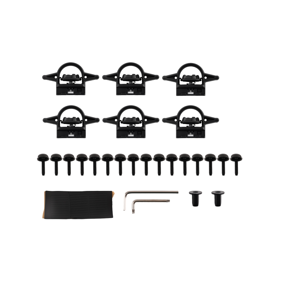 Trail Rail System Tie Down Rails compatible for Jeep Gladiator 20-23 82215956 Aluminum