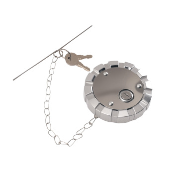 7/2 Aluminum Locking Fuel Tank Cap compatible for Freightliner Kenworth 572.1036 with Keys