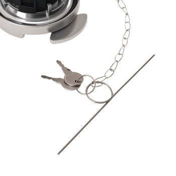 4 Diesel Lock compatible for Peterbilt 330 335 337 352 1975-2014 600212 with Safety Chain