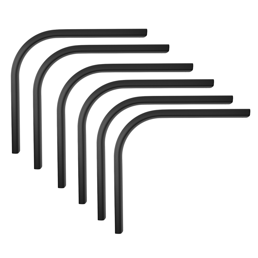 Adjustable Aluminum Alloy Bed Extender for Trucks 59-69.5in Tailgate Black