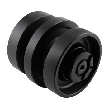 Black Bottom Roller compatible for Case 420CT 440CT TR270B TR320 87535297 CA925 Steel