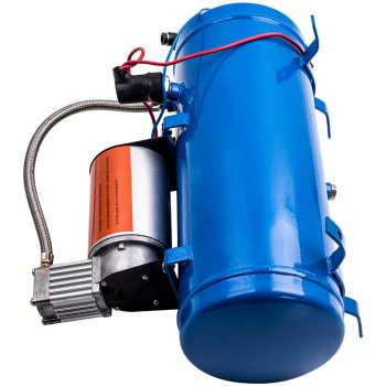 Nouveau kit de compresseur dair 12V DC 150PSI pour klaxon dair avec interrupteur de pression réservoir 6L