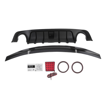 Rear Diffuser BumperTrunk Spoiler compatible for Infiniti Q50 14-2024 ABS PSM Style QME