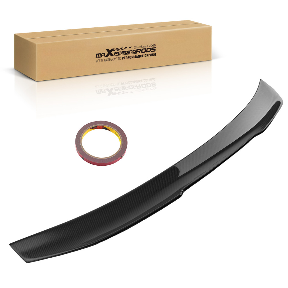 Carbon Fiber Rear Trunk Wing compatible for Audi A4 B8.5 4D Sedan 2013-2016 Spoiler