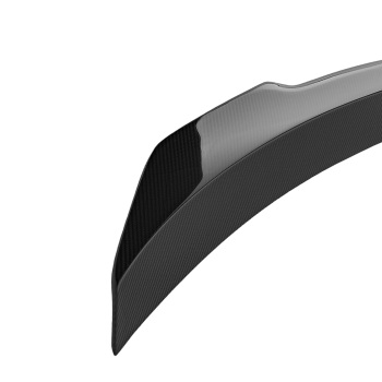 Rear Trunk Spoiler Wing compatible for Audi A4 S4 B9 2017-2024 Carbon Fiber 2017-2024
