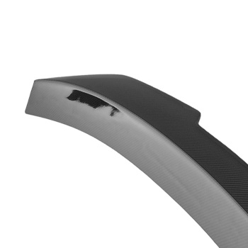 Rear Trunk Spoiler Wing compatible for Audi A4 S4 B9 2017-2024 Carbon Fiber 2017-2024