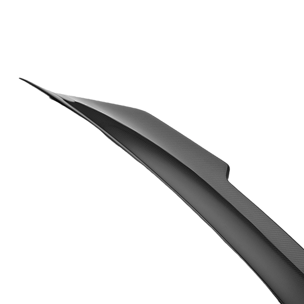 Rear Trunk Spoiler Wing compatible for Audi A4 S4 B9 2017-2024 Carbon Fiber 2017-2024