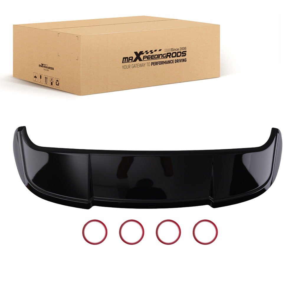 Black Painted Rear Roof Wing Spoiler compatible for AUDI A3 8V Hatchback 2012-2020 ABS Made