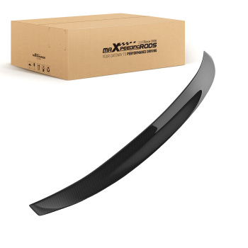 Carbon Fiber Rear Trunk Spoiler compatible for Audi A3 S3 RS3 4-Door 2014-2020 ENL Style