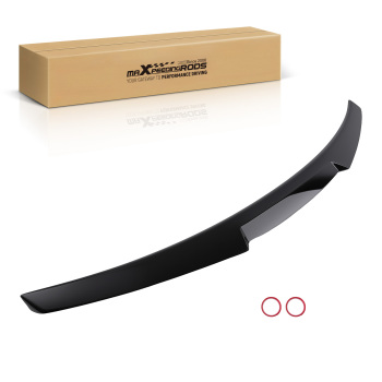 ABS Plastic Trunk Spoiler compatible for Audi A3 S3 RS3 Sedan 2014-2020 Gloss Black