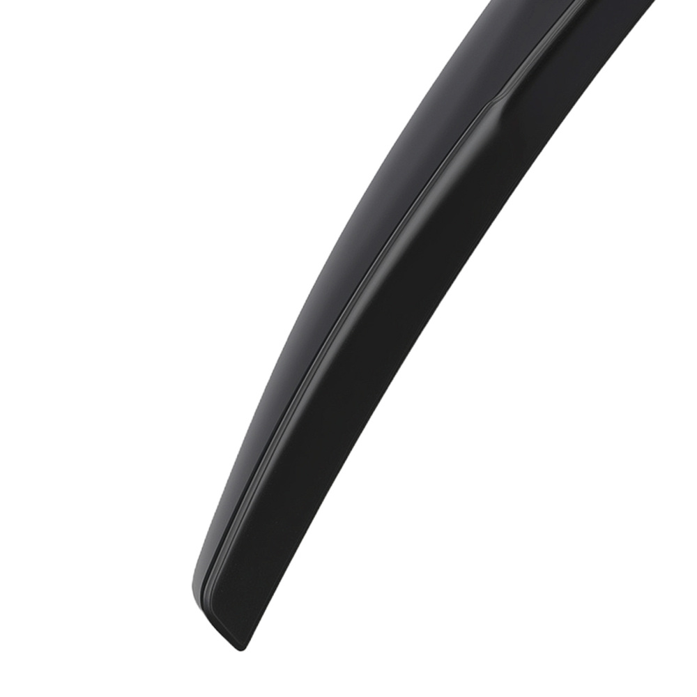 Rear Boot Spoiler Lip compatible for AUDI A4 B8 2013-2016 Trunk Lip ABS Plastic Black