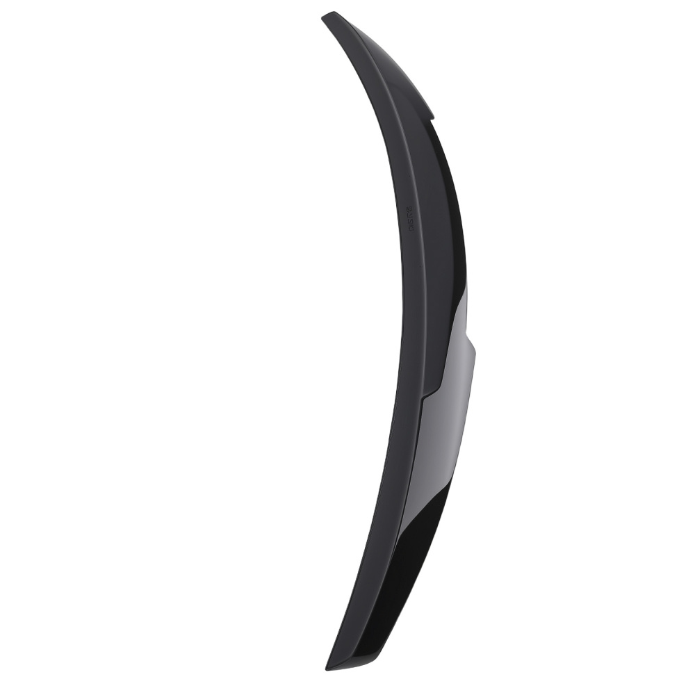 Rear Boot Spoiler Lip compatible for AUDI A4 B8 2013-2016 Trunk Lip ABS Plastic Black