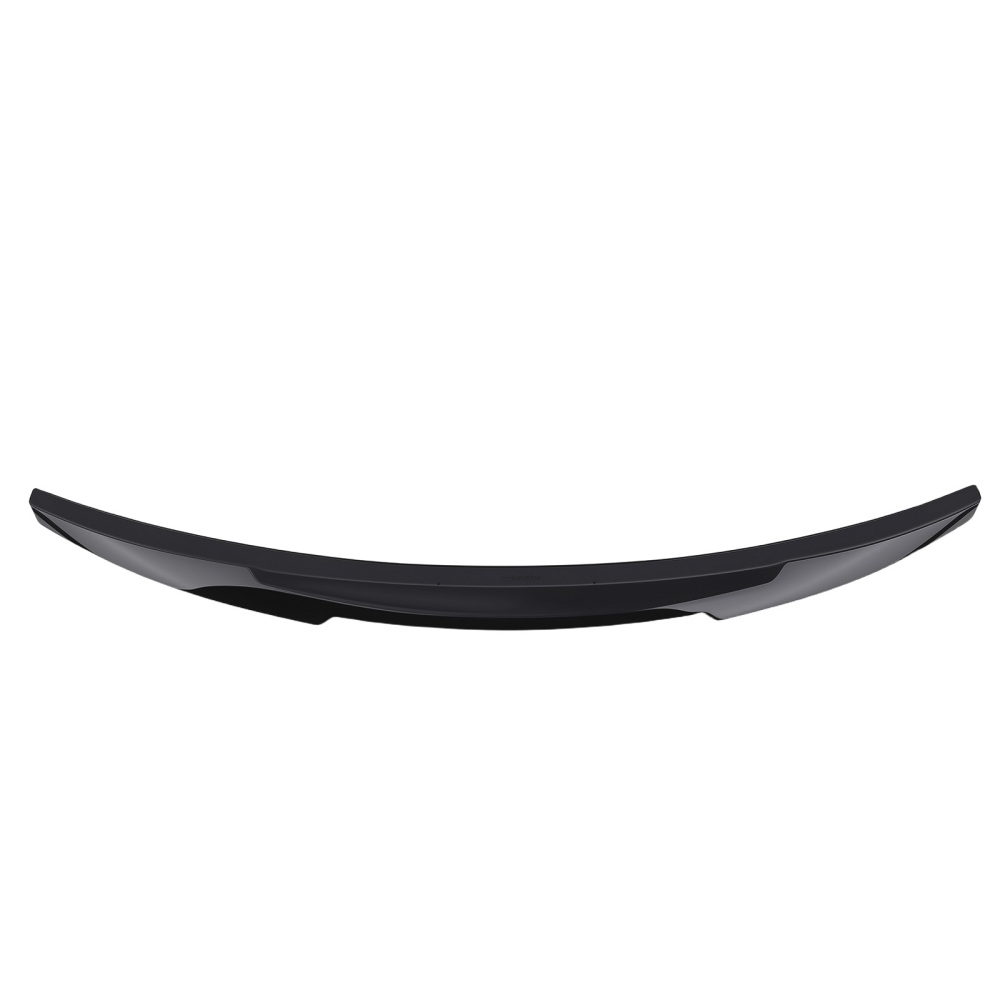 Rear Boot Spoiler Lip compatible for AUDI A4 B8 2013-2016 Trunk Lip ABS Plastic Black