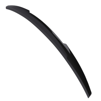 Rear Boot Spoiler Lip compatible for AUDI A4 B8 2013-2016 Trunk Lip ABS Plastic Black