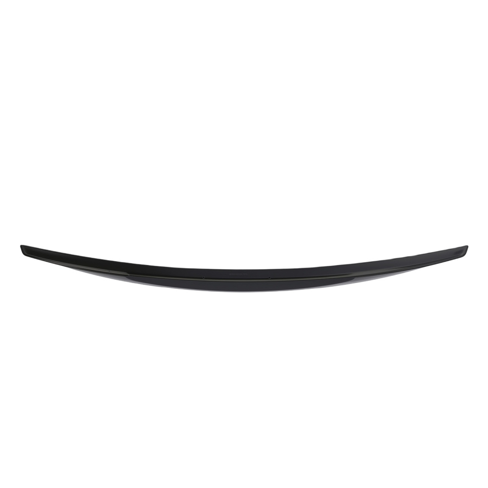 Rear Boot Spoiler Lip compatible for AUDI A4 B8 2013-2016 Trunk Lip ABS Plastic Black