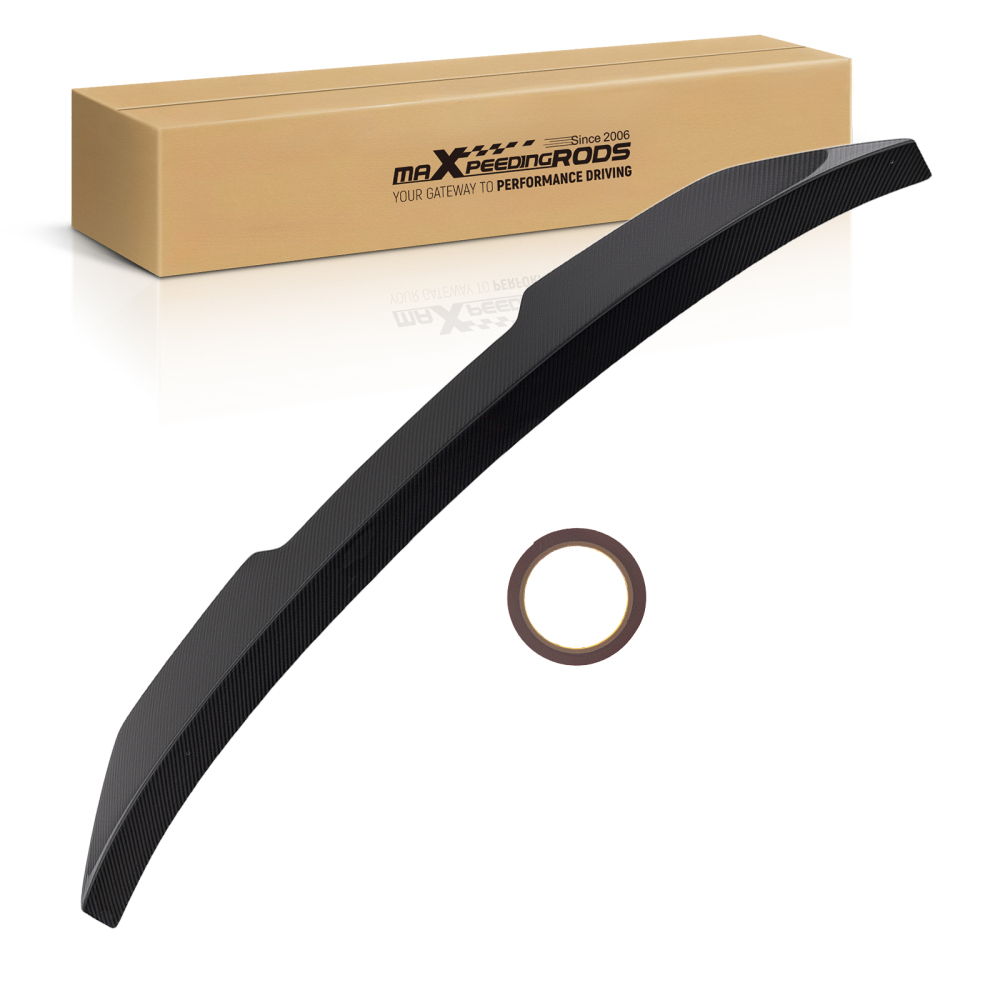 Carbon Fiber Rear Trunk Spoiler compatible for Audi A6 S6 C7 2012-2016 Wing Lid