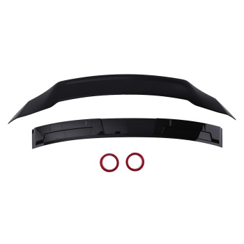 Black ABS Trunk Spoiler compatible for Honda Accord Sedan 2018-2022 Duckbill Style Upper