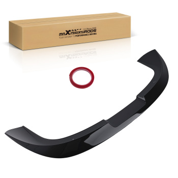 Rear Trunk Wing Spoiler compatible for BMW F48 X1 2016-2022 Glossy Black Painted Finish QME