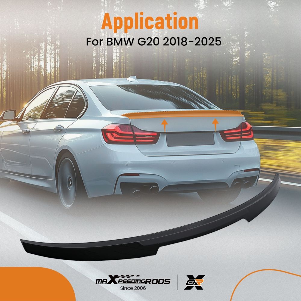 Rear Trunk Spoiler Wing Compatible for BMW G20 G21 2018+