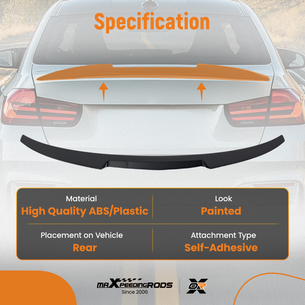 Rear Trunk Spoiler Wing Compatible for BMW G20 G21 2018+