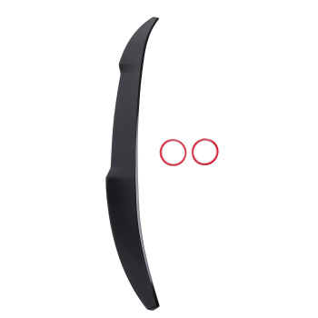 ABS Plastic Trunk Wing Spoiler Black compatible for BMW X4 G02 2018-2023 2024 Rear Painted