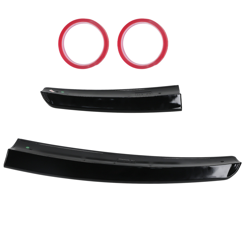 REAR TWIN BARN DOOR TRUNK SPOILER WING LIP FOR VW CADDYMAXI 05-18 GLOSS BLACK