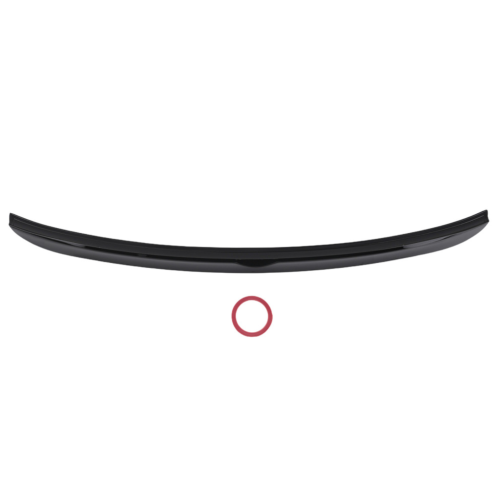 Trunk Spoiler compatible for Toyota Camry 2012 2013 2014 ABS Black Gloss Black
