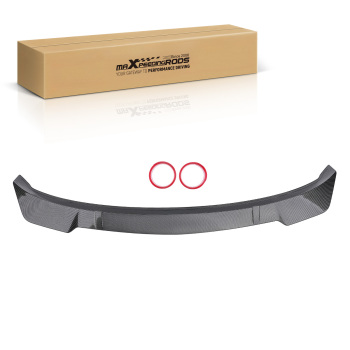 ABS Trunk Lip Spoiler Wing compatible for Toyota Camry 18-24 Carbon Look ABS Plastic QME