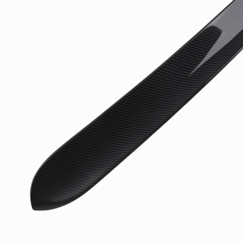 Black ABS Roof Spoiler compatible for Dodge Charger 2011-2023 Carbon Fiber Direct Fit Wing