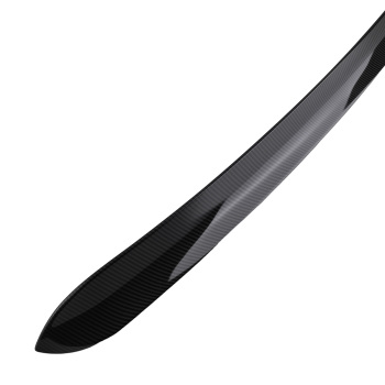 ABS Rear Carbon Style Wing compatible for Dodge Charger 2011-2022 Black Upper Direct Mount