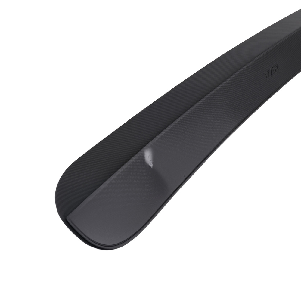 ABS Rear Carbon Style Wing compatible for Dodge Charger 2011-2022 Black Upper Direct Mount